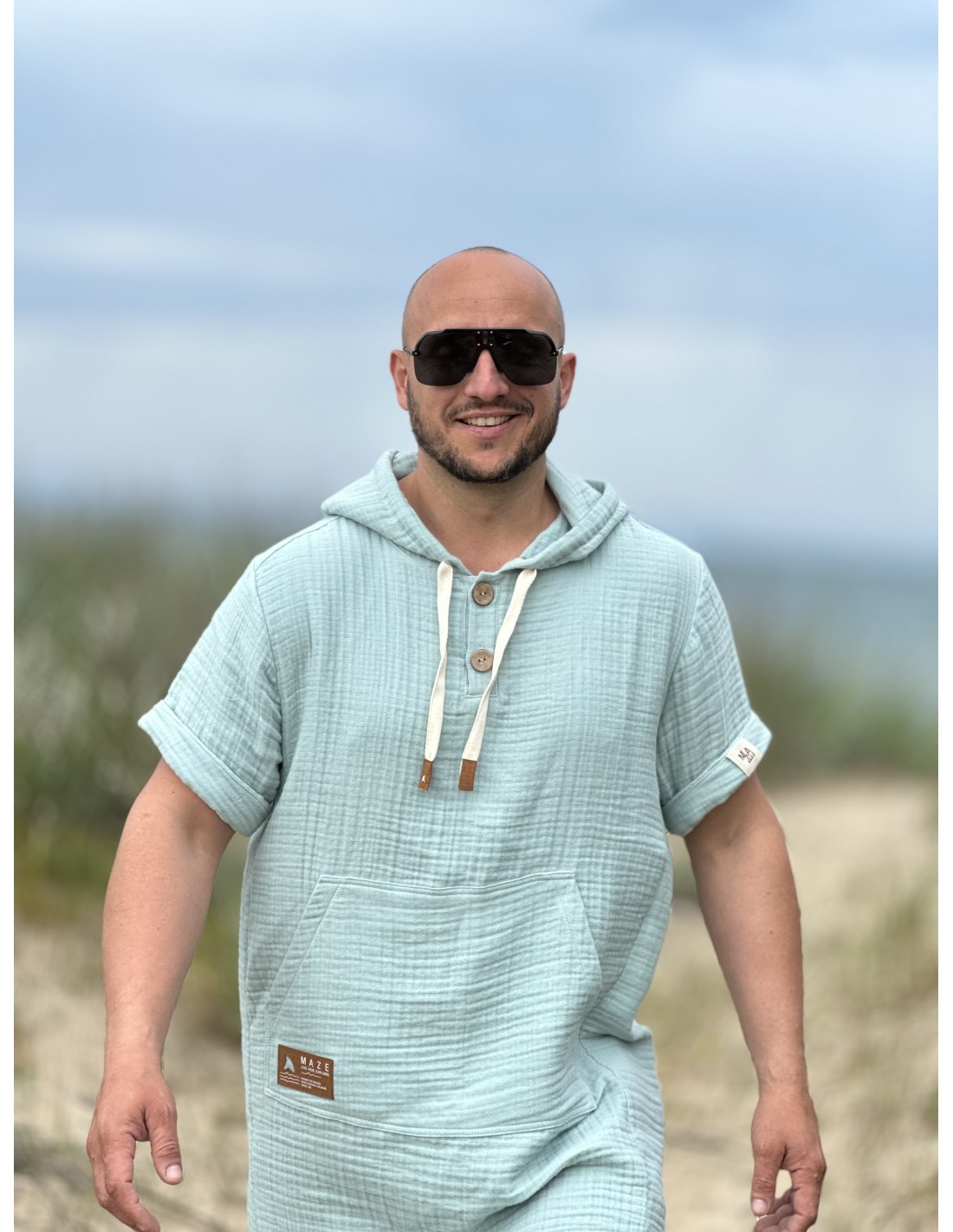 ПОНЧО MAZE STYLE GREEN